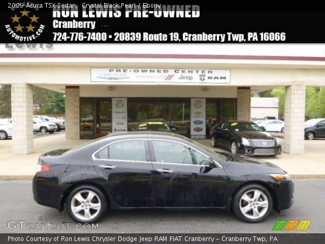 2009 Acura TSX Sedan in Crystal Black Pearl