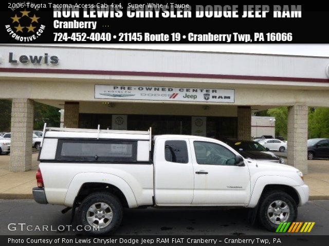 2006 Toyota Tacoma Access Cab 4x4 in Super White