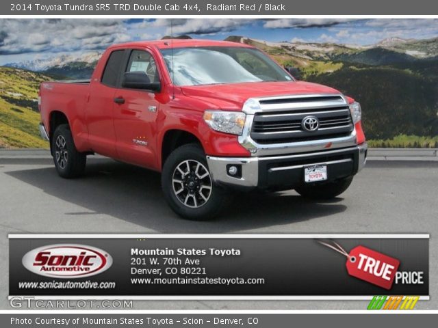 2014 Toyota Tundra SR5 TRD Double Cab 4x4 in Radiant Red