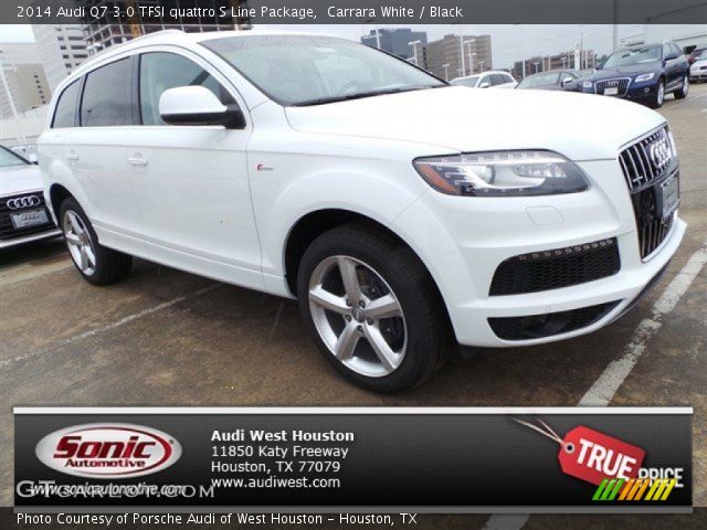 2014 Audi Q7 3.0 TFSI quattro S Line Package in Carrara White