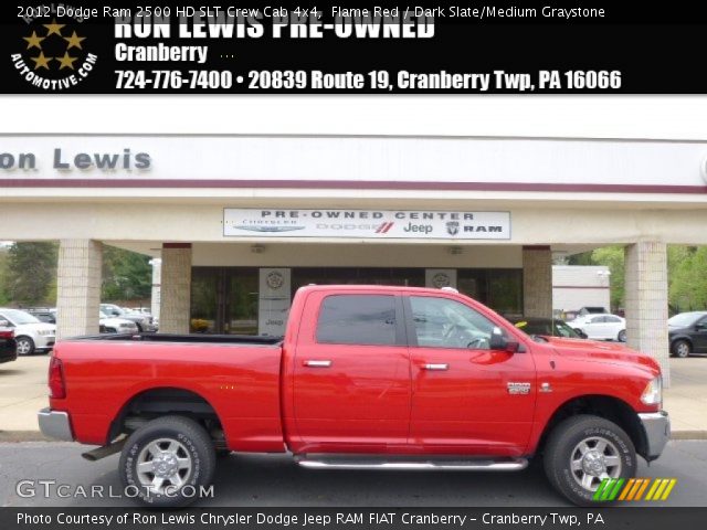 2012 Dodge Ram 2500 HD SLT Crew Cab 4x4 in Flame Red