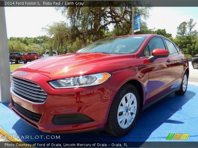 2014 Ford Fusion S in Ruby Red