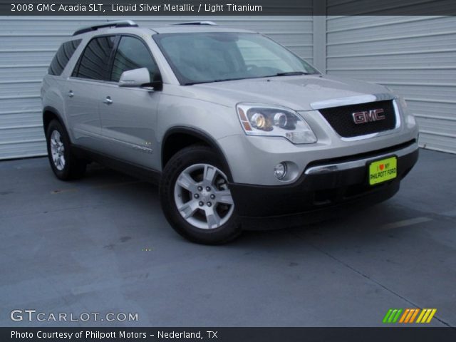 2008 GMC Acadia SLT in Liquid Silver Metallic