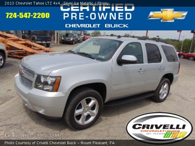 2013 Chevrolet Tahoe LTZ 4x4 in Silver Ice Metallic