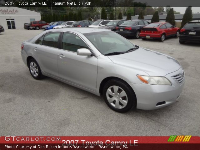 2007 Toyota Camry LE in Titanium Metallic