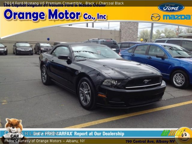 2014 Ford Mustang V6 Premium Convertible in Black