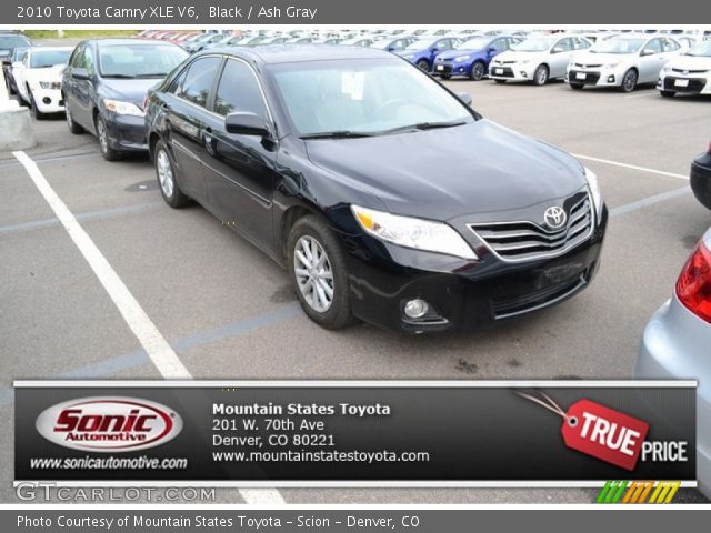 2010 Toyota Camry XLE V6 in Black