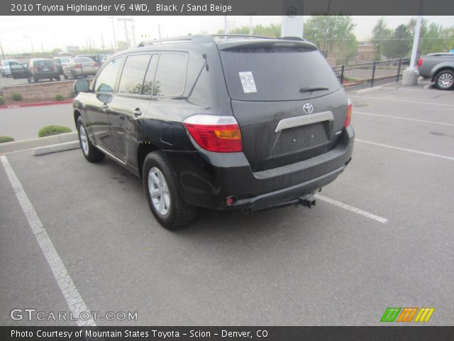 2010 Toyota Highlander V6 4WD in Black
