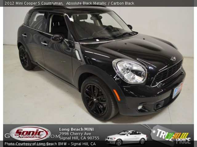 2012 Mini Cooper S Countryman in Absolute Black Metallic