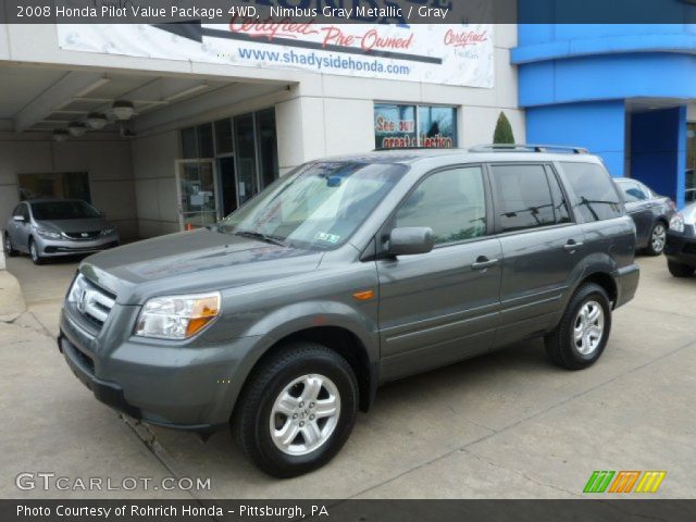 2008 Honda Pilot Value Package 4WD in Nimbus Gray Metallic