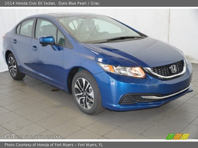 2014 Honda Civic EX Sedan in Dyno Blue Pearl