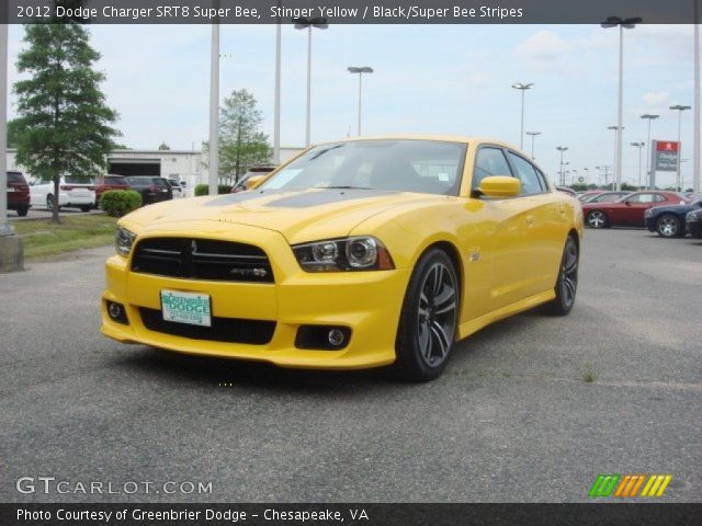 2012 Dodge Charger SRT8 Super Bee in Stinger Yellow