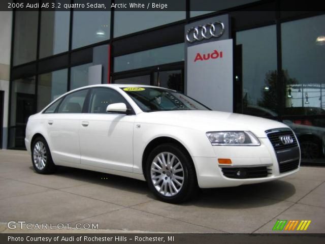 2006 Audi A6 3.2 quattro Sedan in Arctic White