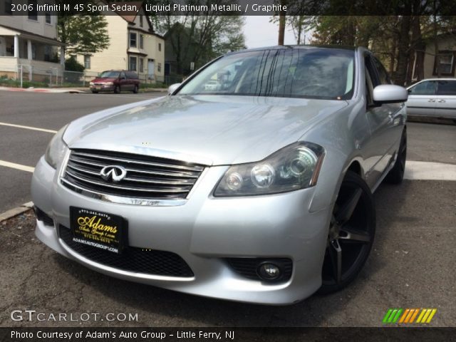 2006 Infiniti M 45 Sport Sedan in Liquid Platinum Metallic