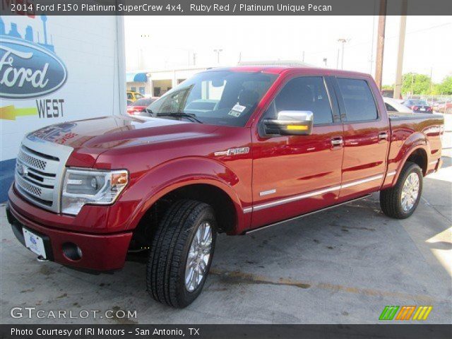 2014 Ford F150 Platinum SuperCrew 4x4 in Ruby Red