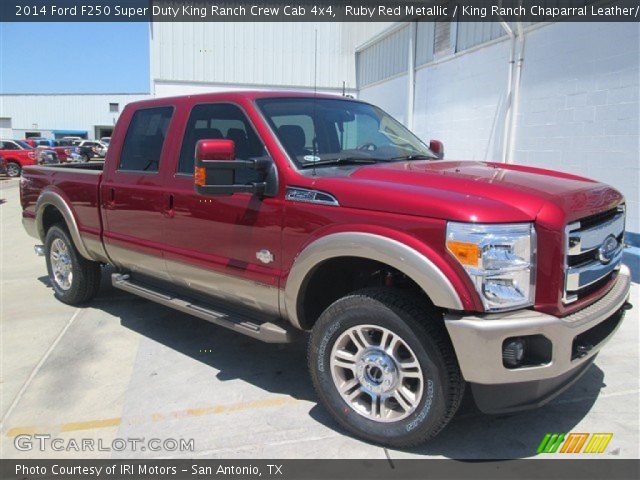 2014 Ford F250 Super Duty King Ranch Crew Cab 4x4 in Ruby Red Metallic