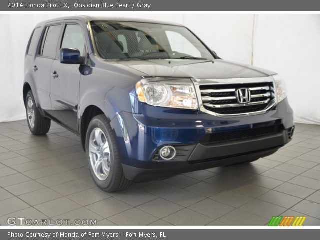 2014 Honda Pilot EX in Obsidian Blue Pearl