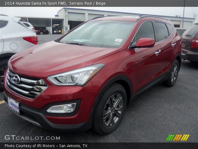 2014 Hyundai Santa Fe Sport FWD in Serrano Red