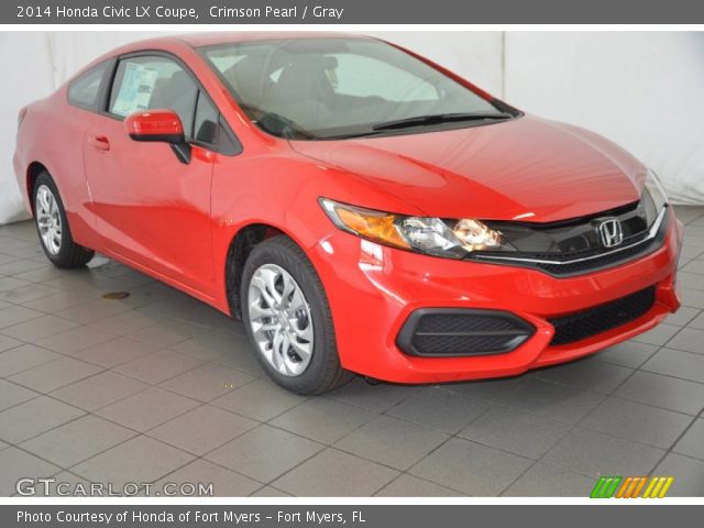 2014 Honda Civic LX Coupe in Crimson Pearl