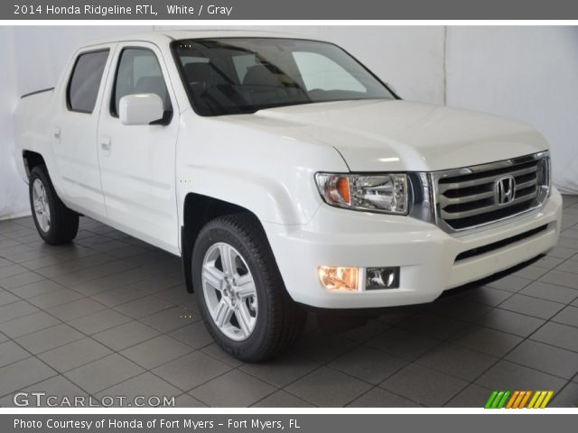 2014 Honda Ridgeline RTL in White
