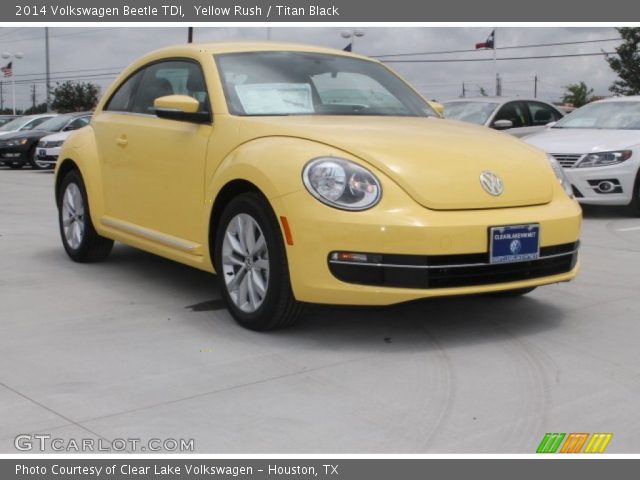 2014 Volkswagen Beetle TDI in Yellow Rush