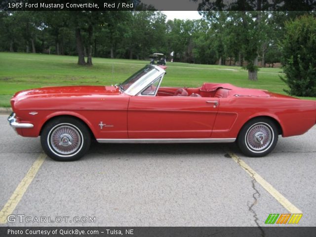 1965 Ford Mustang Convertible in Red