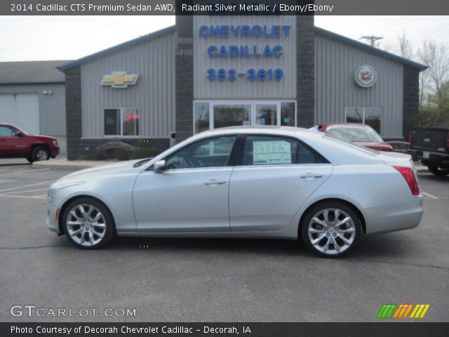 2014 Cadillac CTS Premium Sedan AWD in Radiant Silver Metallic