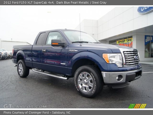 2012 Ford F150 XLT SuperCab 4x4 in Dark Blue Pearl Metallic