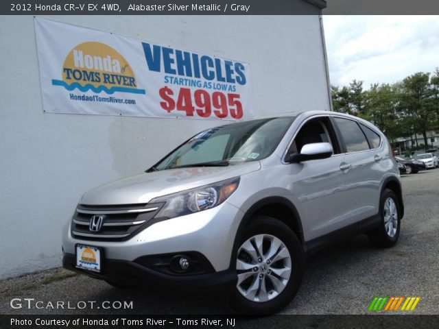 2012 Honda CR-V EX 4WD in Alabaster Silver Metallic