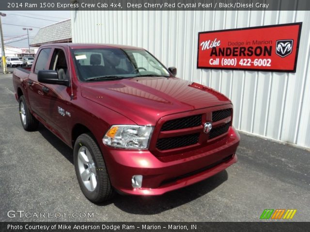 2014 Ram 1500 Express Crew Cab 4x4 in Deep Cherry Red Crystal Pearl