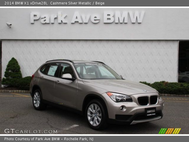 2014 BMW X1 xDrive28i in Cashmere Silver Metallic