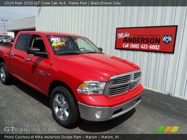 2014 Ram 1500 SLT Crew Cab 4x4 in Flame Red