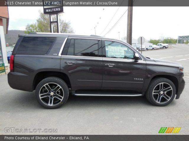 Tungsten Metallic 2015 Chevrolet Tahoe Ltz 4wd Cocoa