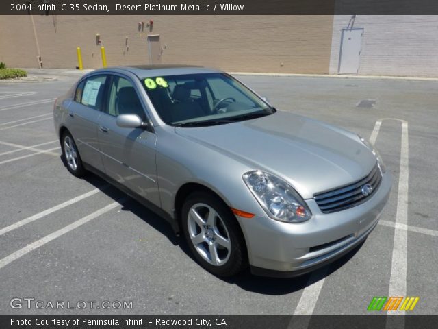 2004 Infiniti G 35 Sedan in Desert Platinum Metallic