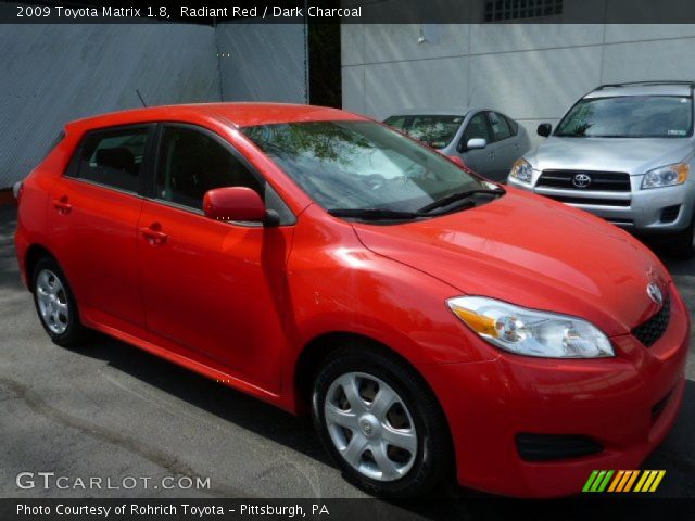 2009 Toyota Matrix 1.8 in Radiant Red