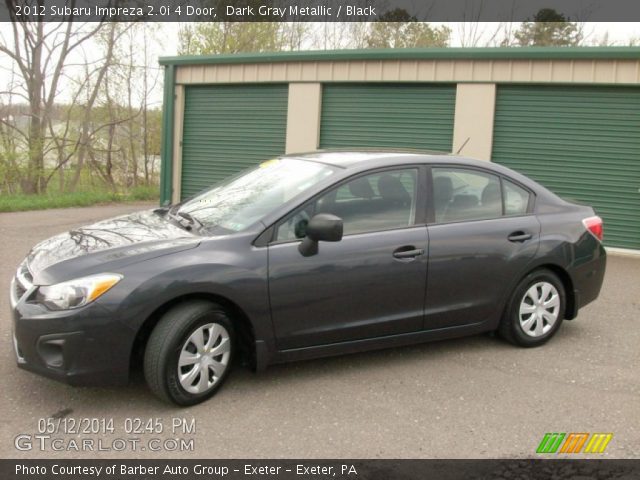2012 Subaru Impreza 2.0i 4 Door in Dark Gray Metallic