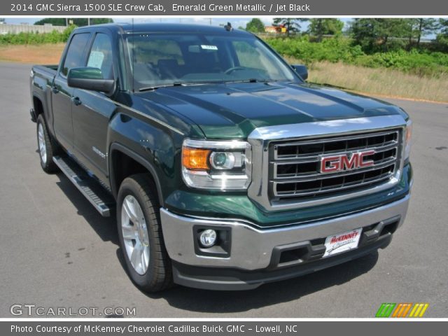 2014 GMC Sierra 1500 SLE Crew Cab in Emerald Green Metallic