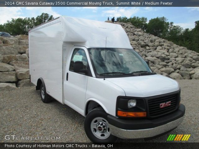 2014 GMC Savana Cutaway 3500 Commercial Moving Truck in Summit White