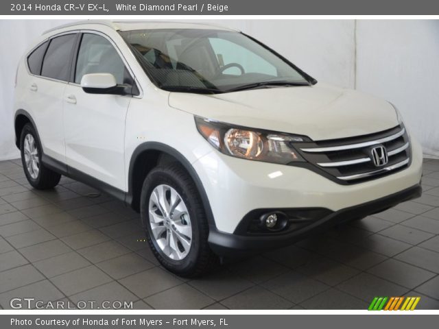 2014 Honda CR-V EX-L in White Diamond Pearl