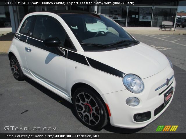 2012 Fiat 500 Sport in Bianco (White)
