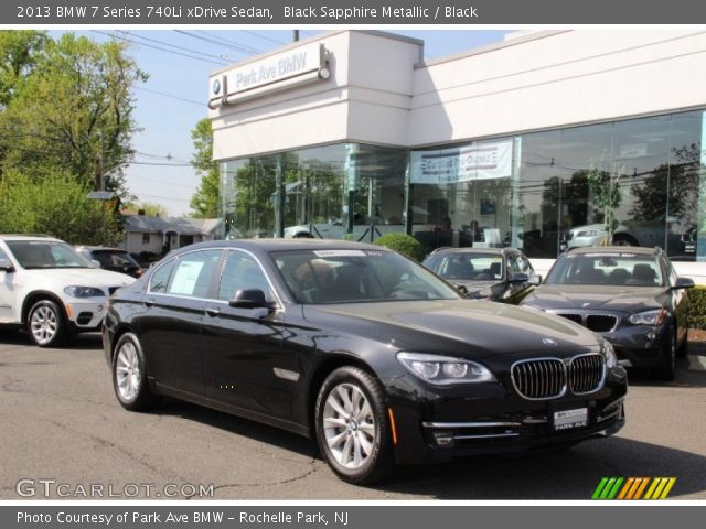 2013 BMW 7 Series 740Li xDrive Sedan in Black Sapphire Metallic