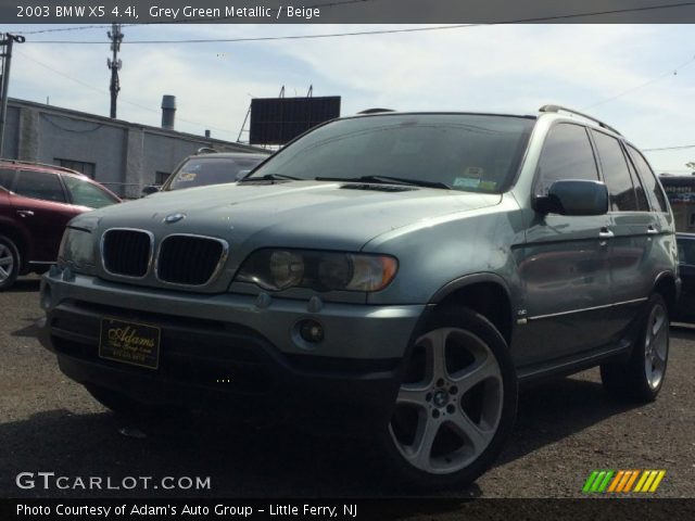 2003 BMW X5 4.4i in Grey Green Metallic