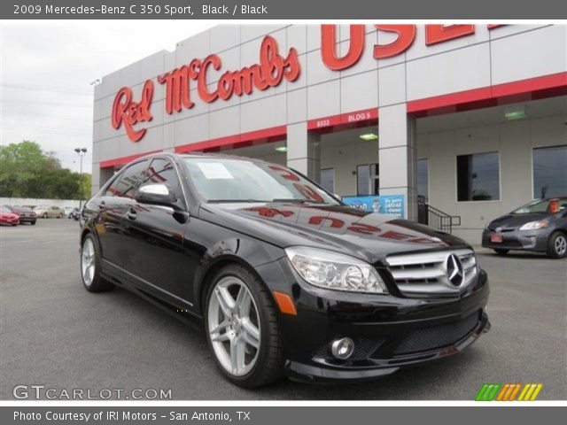2009 Mercedes-Benz C 350 Sport in Black