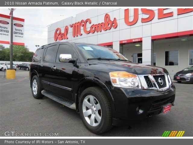 2010 Nissan Armada Platinum in Galaxy Black Metallic