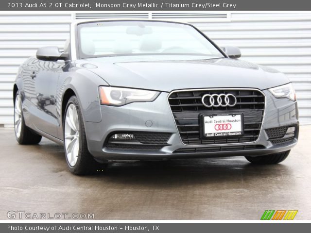 2013 Audi A5 2.0T Cabriolet in Monsoon Gray Metallic