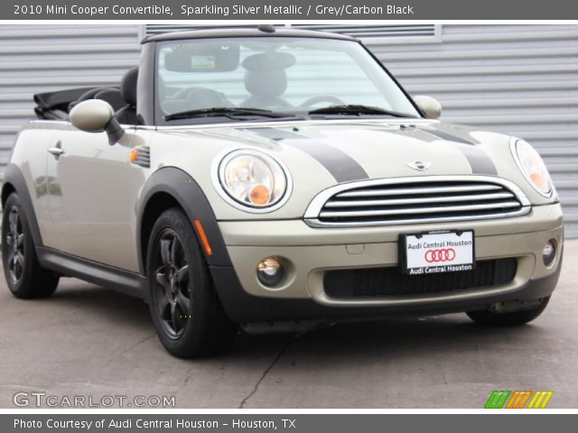 2010 Mini Cooper Convertible in Sparkling Silver Metallic
