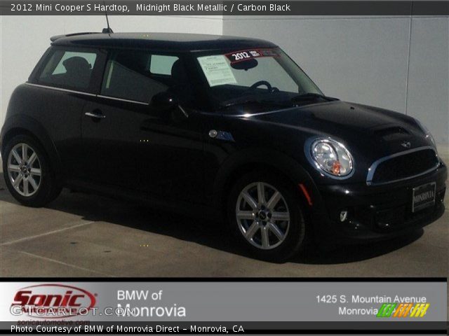 2012 Mini Cooper S Hardtop in Midnight Black Metallic
