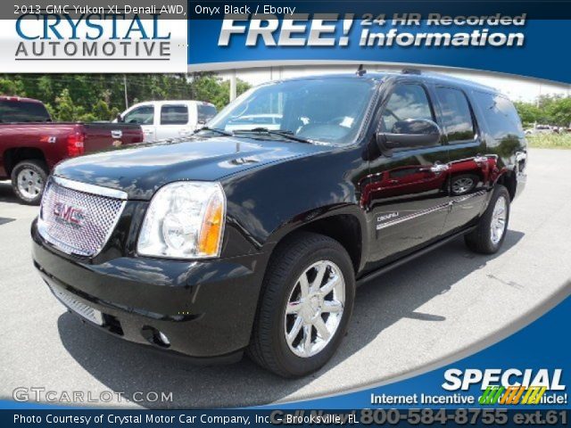 2013 GMC Yukon XL Denali AWD in Onyx Black