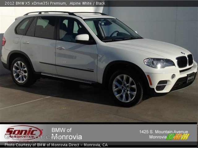 2012 BMW X5 xDrive35i Premium in Alpine White