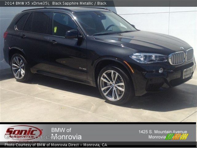 2014 BMW X5 xDrive35i in Black Sapphire Metallic